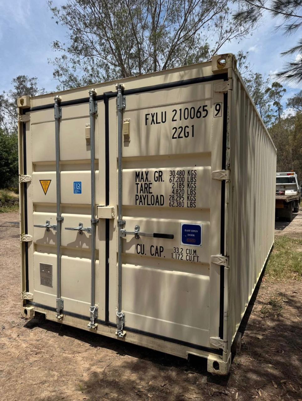 20ft Standard Cargo Worthy (CW) Container